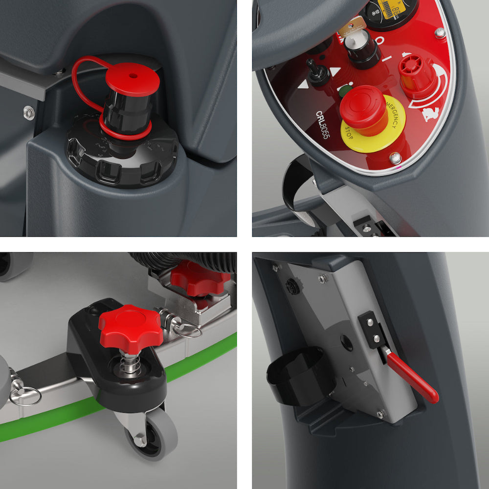 Numatic CRL8072 NX1K RIDE ON SCRUBBER DRYER