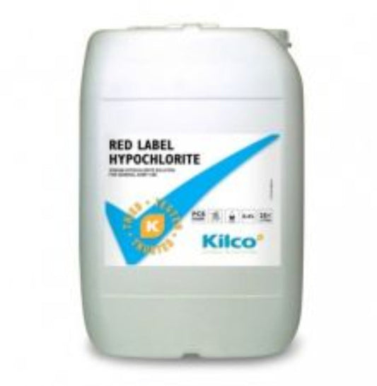 Red Label Sodium Hypochlorite x25lt