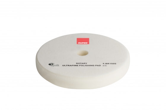 RUPES Velcro Rotary White Foam Pad (Ultra Fine) 25 mm Thick (BR150S)